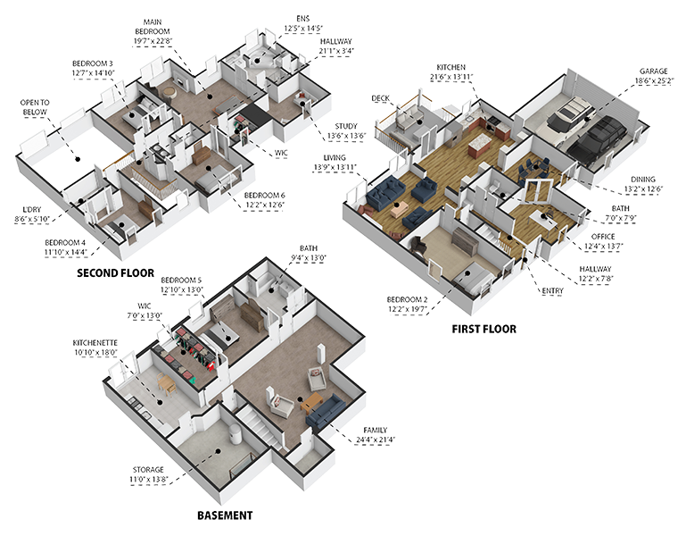 a computer rendering of architect plans